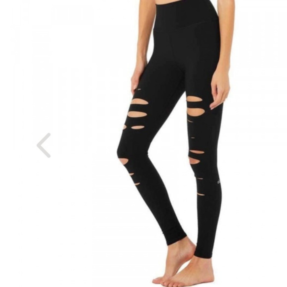 ALO Yoga Ripped Warrior women's‎ leggings xs